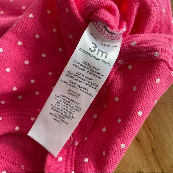 CARTER’S BEAR FLORAL MATCHING SET - Picture 4 of 5